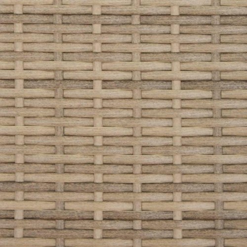 2-personers havesofa med baldakin og 2 skamler - beige