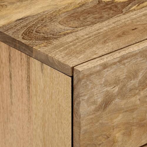 Sengebord 40x33x46 cm massivt mangotræ
