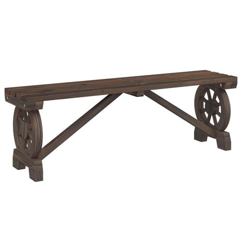 Havebænk 115 cm massivt fyrretræ