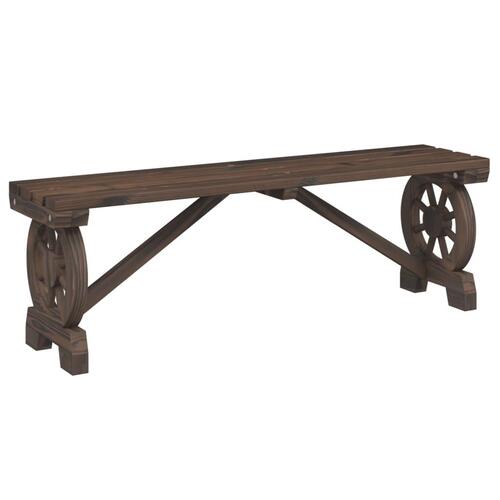 Havebænk 115 cm massivt fyrretræ