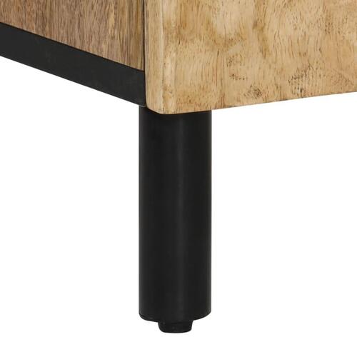 Badeværelsesskab 38x33x160 cm massivt mangotræ