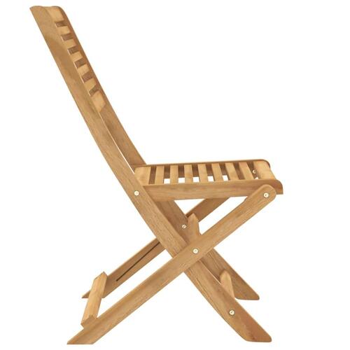 Foldbare havestole 2 stk. 48,5x61,5x87 cm massivt akacietræ