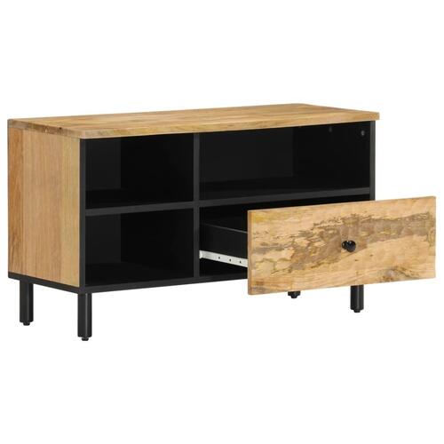 Tv-bord 80x33x46 cm massivt mangotræ