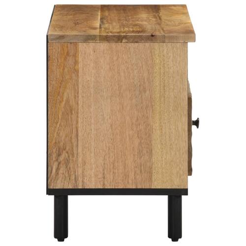 Tv-bord 80x33x46 cm massivt mangotræ