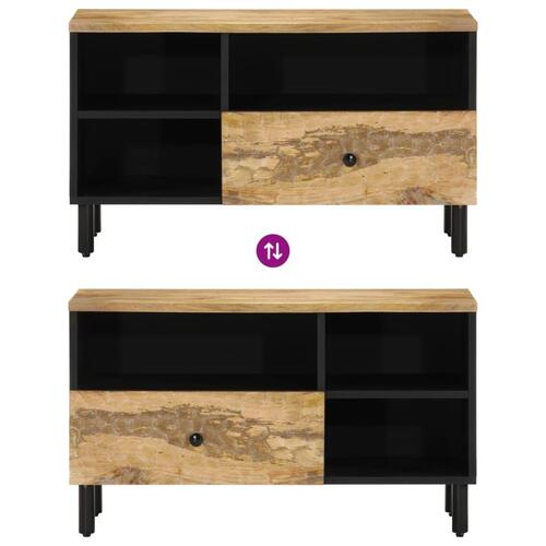 Tv-bord 80x33x46 cm massivt mangotræ
