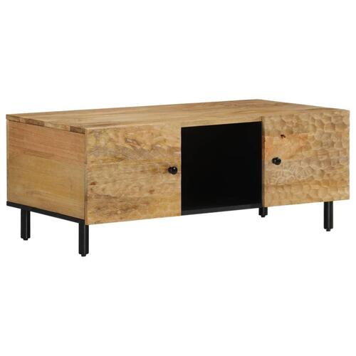 Sofabord 100x54x40 cm massivt mangotræ