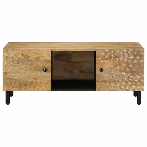 Sofabord 100x54x40 cm massivt mangotræ