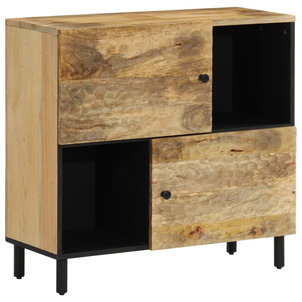 Skab 80x33x75 cm massivt mangotræ