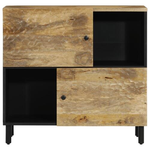 Skab 80x33x75 cm massivt mangotræ