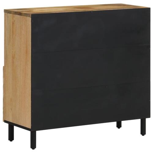 Skab 80x33x75 cm massivt mangotræ