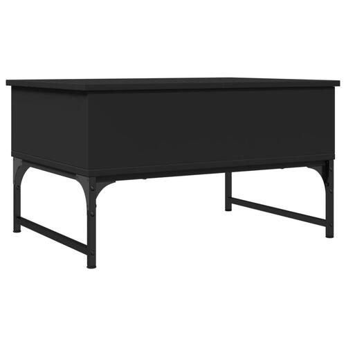 Sofabord 70x50x40 cm konstrueret træ sort