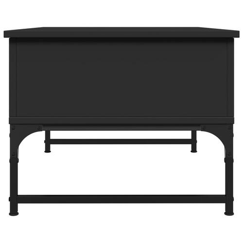 Sofabord 70x50x40 cm konstrueret træ sort