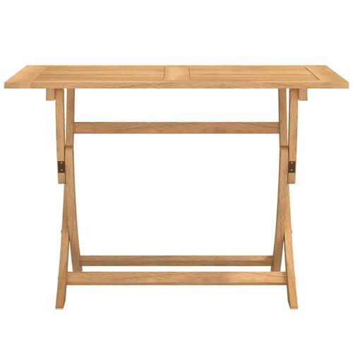 Foldbart havebord 110x55x75 cm massivt akacietræ