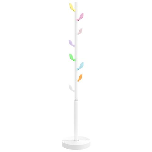 Stumtjener 172 cm pulverlakeret jern hvid
