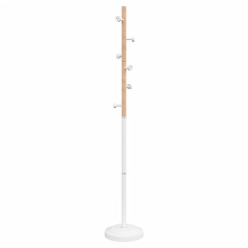 Stumtjener 177 cm pulverlakeret jern hvid