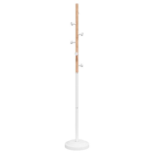 Stumtjener 177 cm pulverlakeret jern hvid