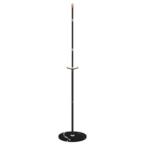 Stumtjener 177 cm pulverlakeret jern sort