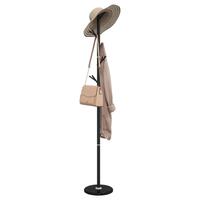 Stumtjener 175 cm pulverlakeret jern sort