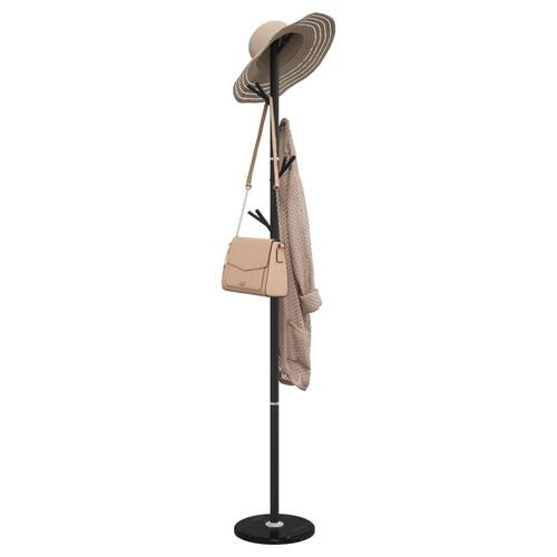 Stumtjener 175 cm pulverlakeret jern sort