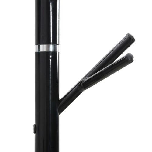 Stumtjener 175 cm pulverlakeret jern sort
