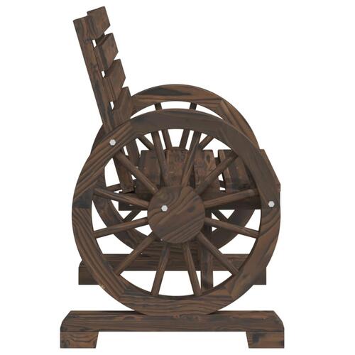 Havestol 58x58x78,5 cm massivt grantræ