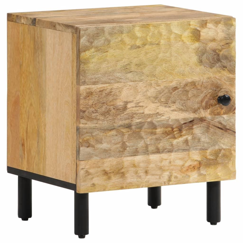 Sengebord 40x33x46 cm massivt mangotræ