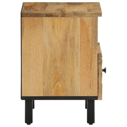 Sengeborde 2 stk. 40x33x46 cm massivt mangotræ