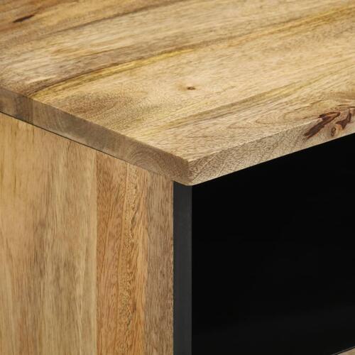 Sengeborde 2 stk. 40x33x46 cm massivt mangotræ