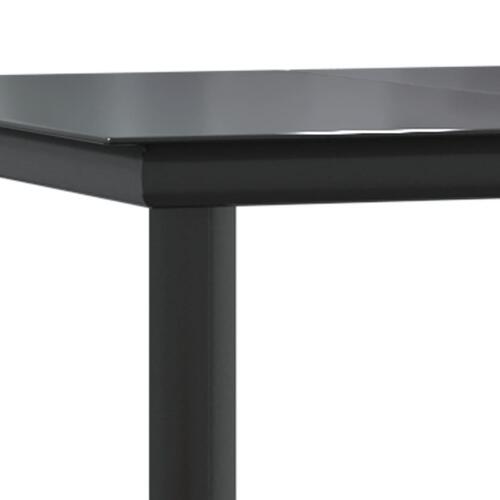 Spisebordssæt til haven 9 dele med hynder polyrattan beige