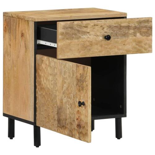 Sengebord 50x33x60 cm massivt mangotræ