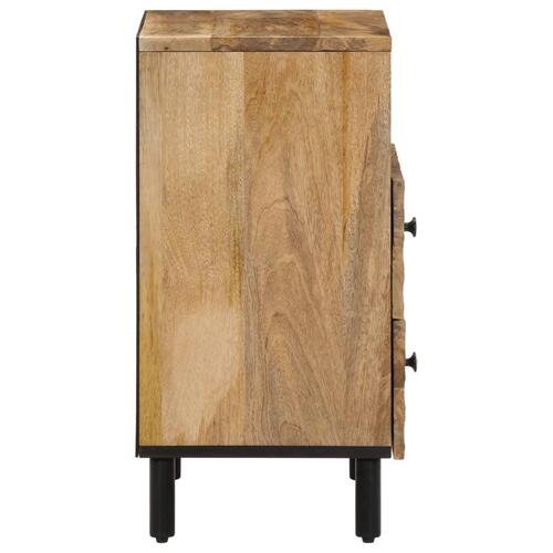 Sengebord 50x33x60 cm massivt mangotræ
