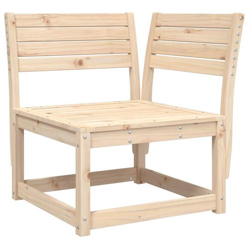 Hjørnemodul til havesofa 73x73x78 cm massivt fyrretræ