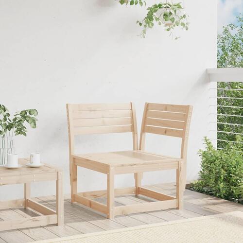 Hjørnemodul til havesofa 73x73x78 cm massivt fyrretræ