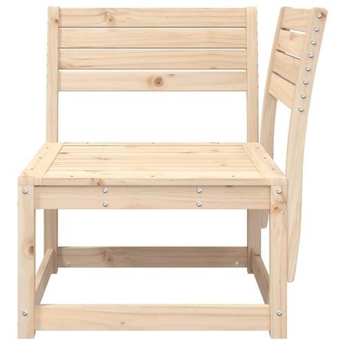 Hjørnemodul til havesofa 73x73x78 cm massivt fyrretræ
