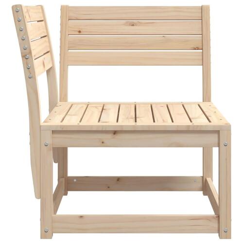 Hjørnemodul til havesofa 73x73x78 cm massivt fyrretræ