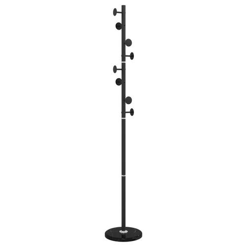Stumtjener 176 cm pulverlakeret jern sort