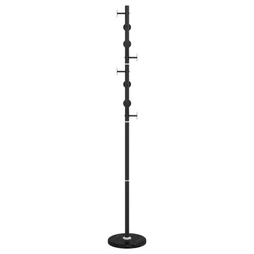 Stumtjener 176 cm pulverlakeret jern sort