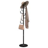 Stumtjener 183 cm pulverlakeret jern sort