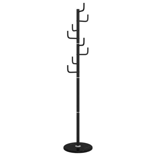 Stumtjener 183 cm pulverlakeret jern sort