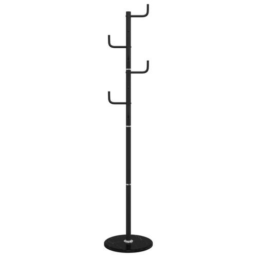 Stumtjener 183 cm pulverlakeret jern sort