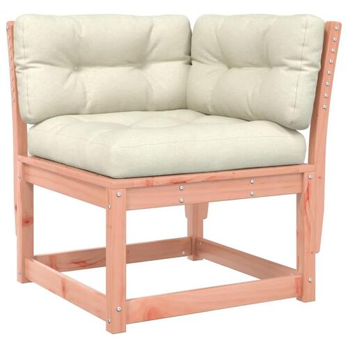 Hjørnemodul til sofa 73x73x78 cm m. hynder massivt douglasgran