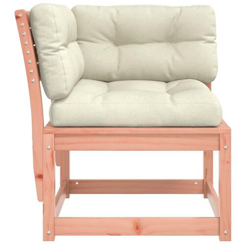 Hjørnemodul til sofa 73x73x78 cm m. hynder massivt douglasgran