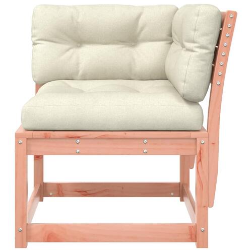 Hjørnemodul til sofa 73x73x78 cm m. hynder massivt douglasgran