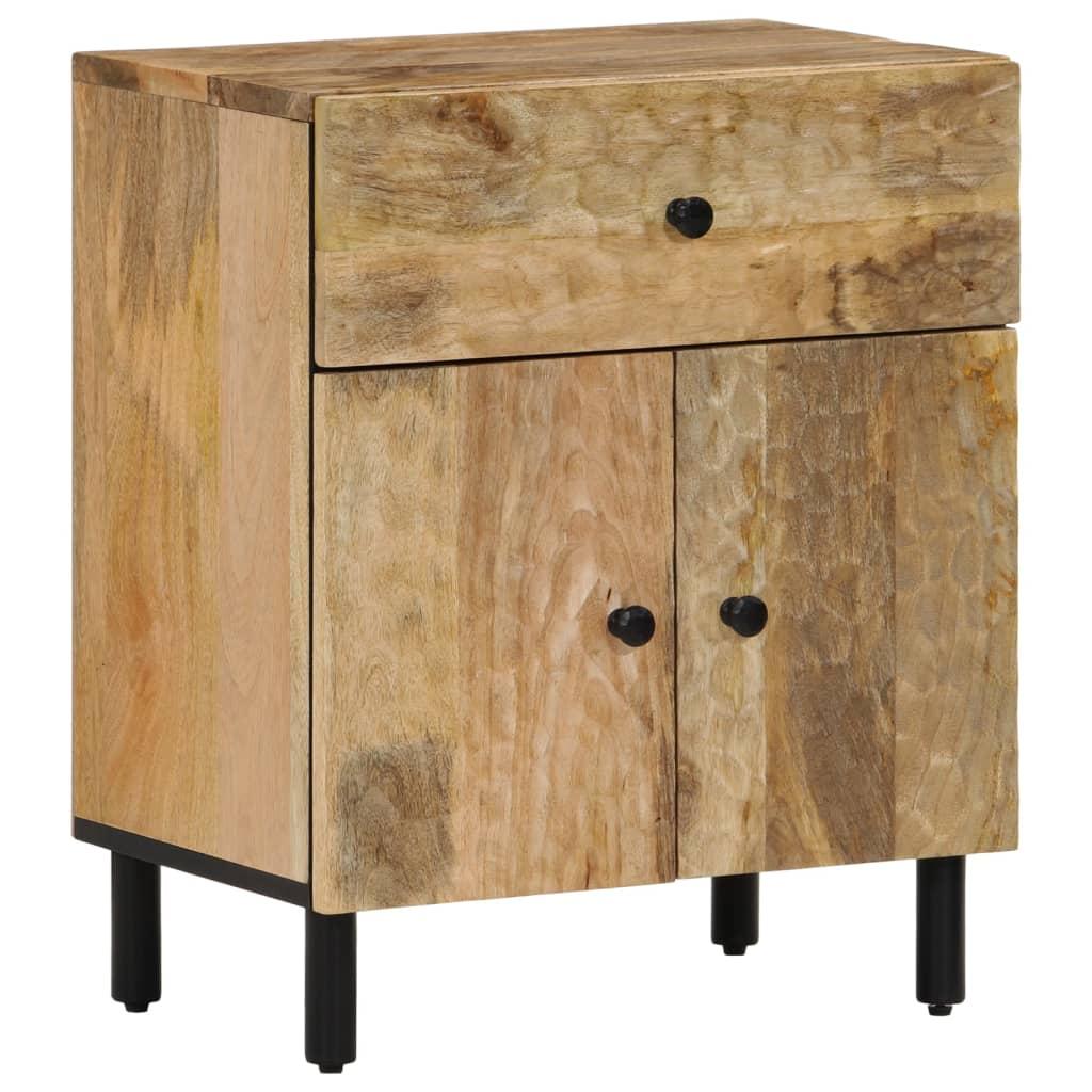 Sengebord 50x33x60 cm massivt mangotræ