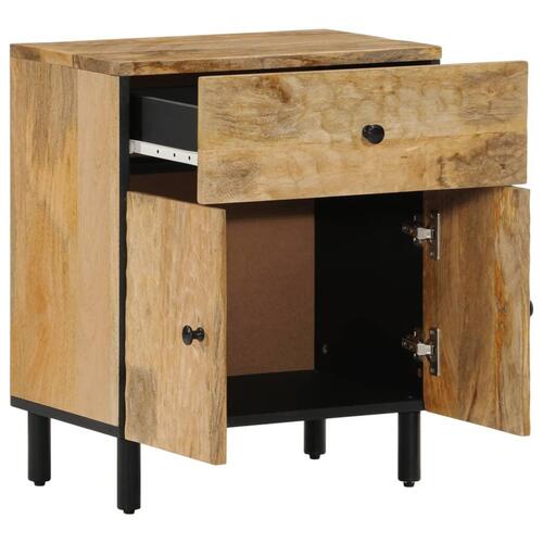 Sengebord 50x33x60 cm massivt mangotræ