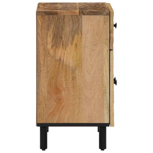 Sengebord 50x33x60 cm massivt mangotræ