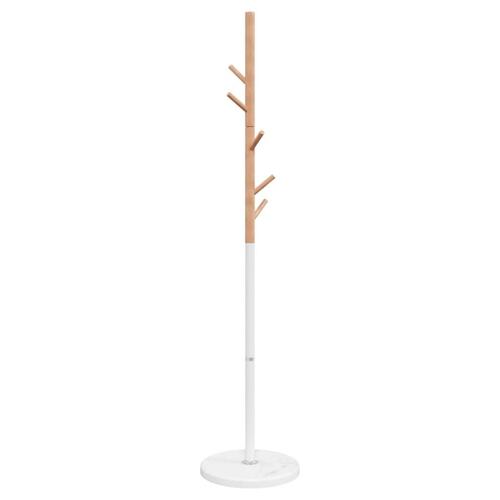 Stumtjener 172 cm pulverlakeret jern hvid