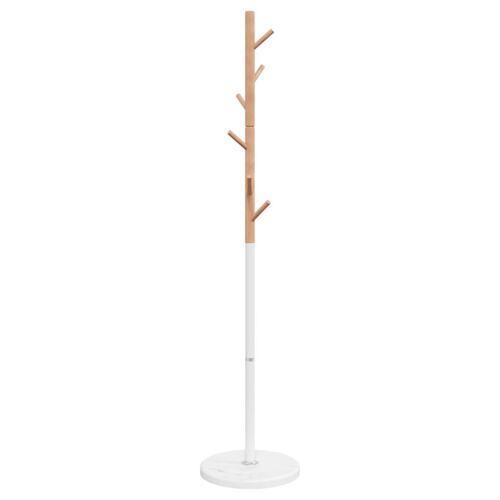 Stumtjener 172 cm pulverlakeret jern hvid