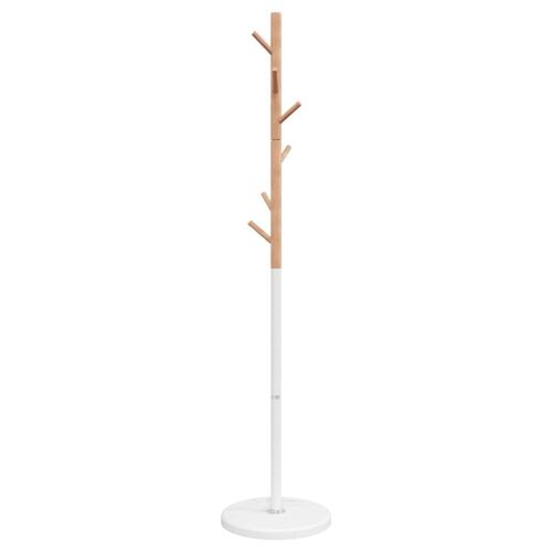Stumtjener 172 cm pulverlakeret jern hvid