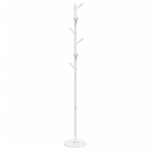 Stumtjener 175 cm pulverlakeret jern hvid